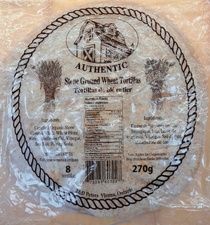 Authentic - Whole Wheat Tortilla
